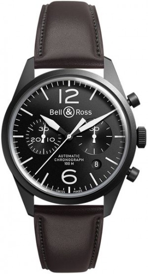 Bell & Ross Vintage Original Orologio da uomo BRV126-BL-CA/SCA