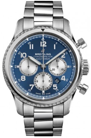 Breitling Navitimer 8 B01 Cronografo 43 Blue Dial Orologio da uomo AB0117131C1A1
